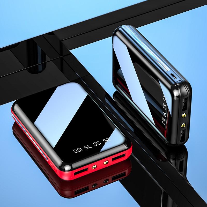 original 50000 PowerBank Portable Mini Power Bank With Full Mirror Display Digital LED Lights to Illuminate The Power Bank  Outdoor And Indoor USE 8