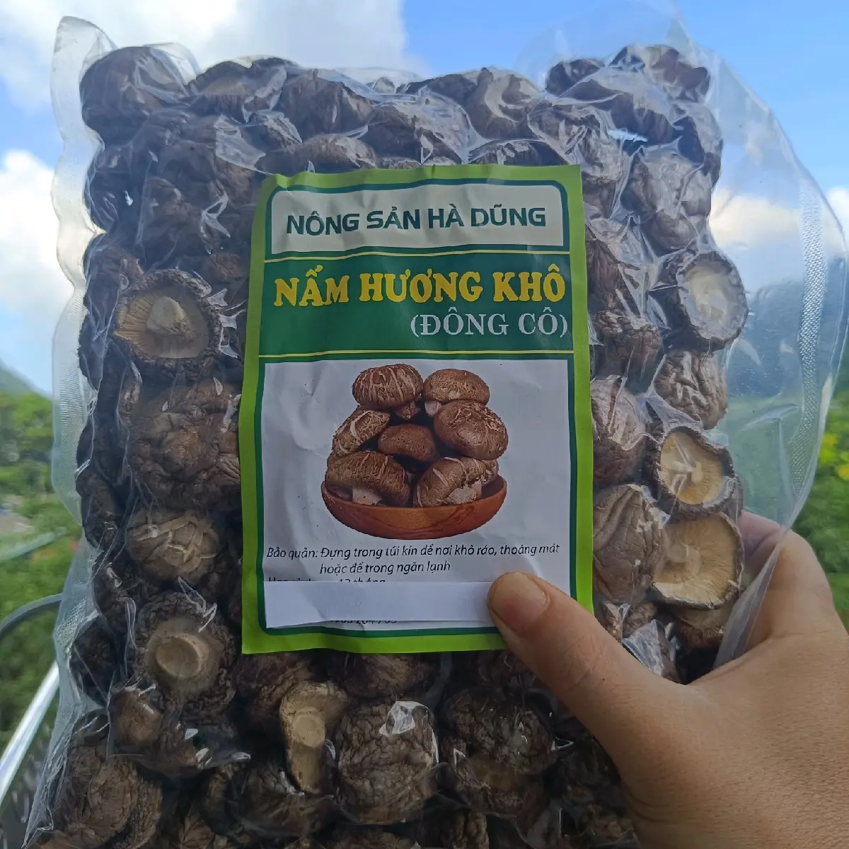 Nấm Hương Khô Việt Nam túi 500g