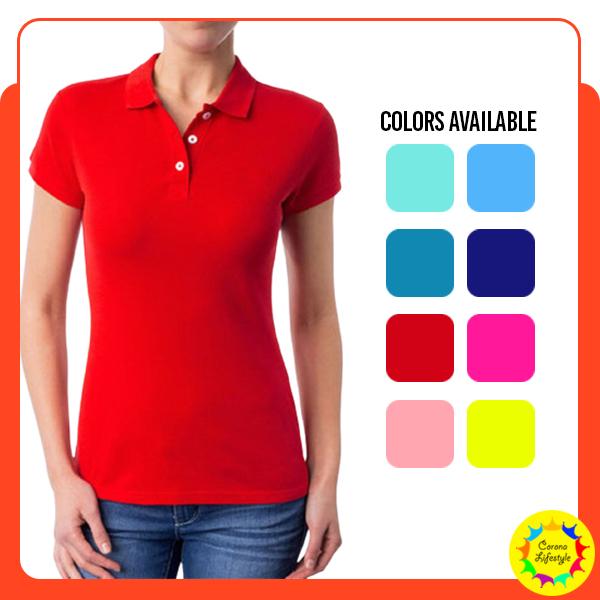 Athena Women's Polo Shirt Plain Casual Cotton Short Sleeve Top Womenswear Collar Fashion Dress Check Medium Lingerie Comfort Collared 1