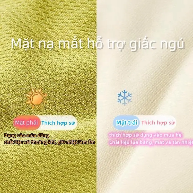 Bịt Mắt Ngủ 3D Thoáng Khí, Mềm Mại - Bịt Mắt Chống Chói, Thư Giãn Mắt Khi Ngủ 5