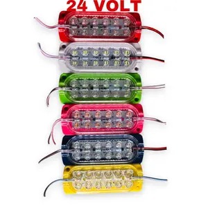 (KEDIP) LED 12 MATA 24V MODUL VARIASI LAMPU TRUK BUS TRAILER