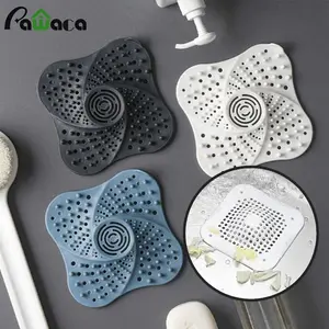 Tutup lubang pembuangan shower anti mampet anti rambut anti kotoran tersumbat kamar mandi Pawaca Penutup Lubang Pembuangan Air Anti-Blocking Filter Cover Filter Cover