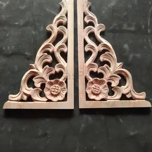 Ukir Tempel Sudut+Kayu Mahoni+Ornamen Jepara+Murah TT9067