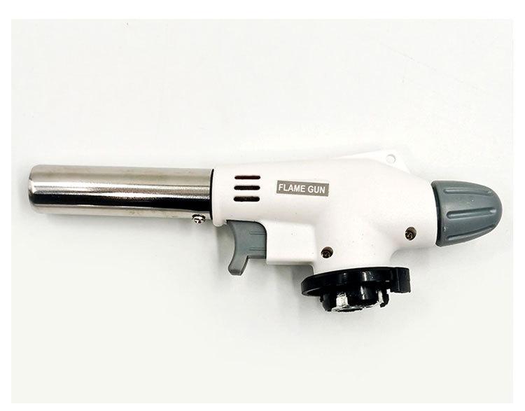 Product Introduction of Export Outdoor Barbecue Flame Gun Burning Torch Welding Gun Kitchen Baking Butagas Ceramic Core Card-Type Spray Gun Head 2