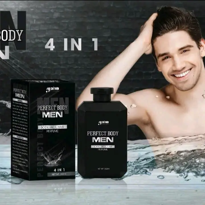 [Combo 2 lọ]Sữa tắm gội (350ml) perfect body MEN hương nước hoa 4in1 body,face,hair… Dưỡng Body Dưỡng Thể