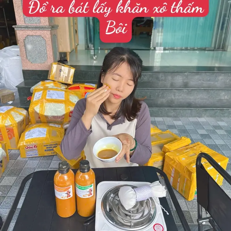 ( tặng chai tắm cô đặc)Bộ ở cữ chăm sóc mẹ sau sinh 11 sản phẩm 4