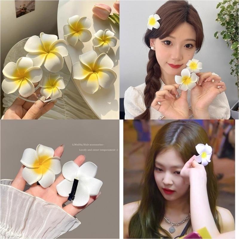 Kẹp hoa sứ đi biển Cài Tóc Nữ 5