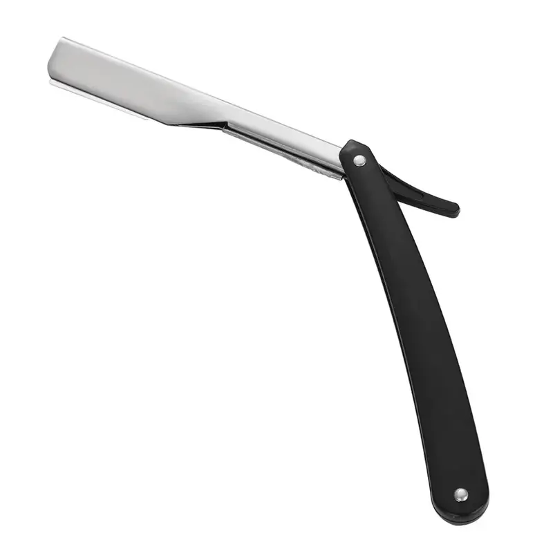 Alat Pisau Cukur Lipat Barber Pemangkas Manual Untuk Rambut Alis Kumis 1