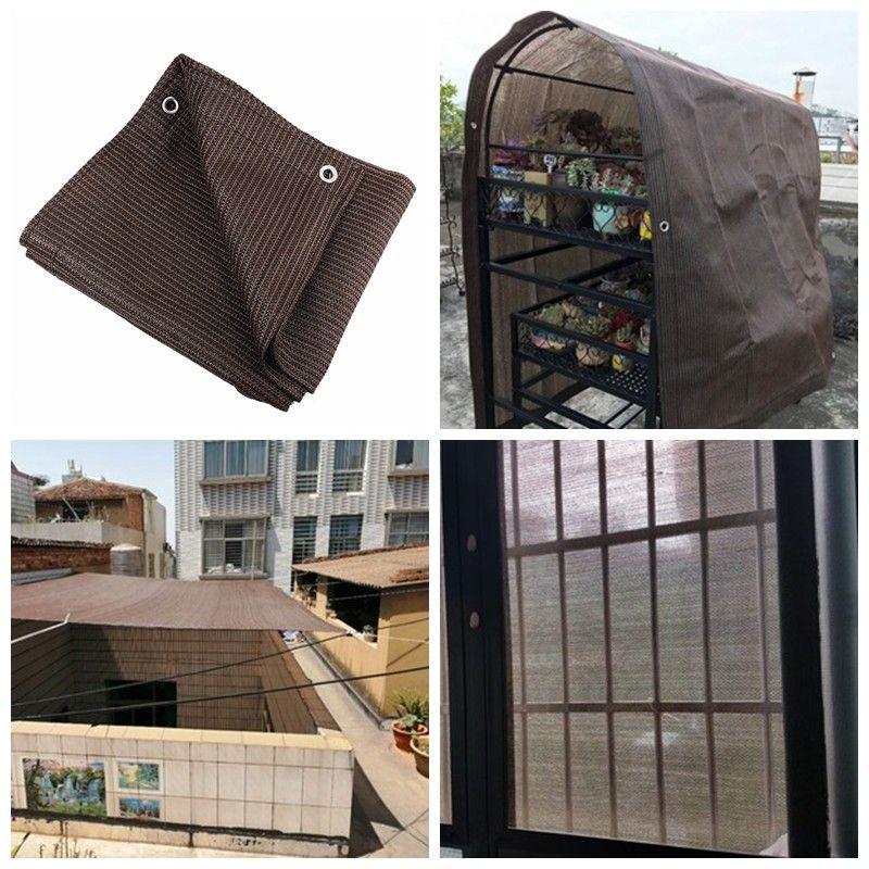 Product Introduction of Allieuka Paranet 90% Naungan Jaring/Jaring Naungan Coklat Luar Ruangan/Tenda Naungan Halaman Ruang Balkon 14