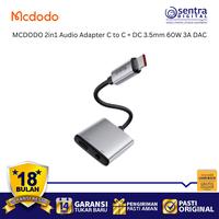Gambar MCDODO CA-5050 USB C Adapter 2in1 Audio Splitter 60W PD Fast Charging Headset Jack Type C dari Sentra Digital Kota Surabaya 2 Tokopedia