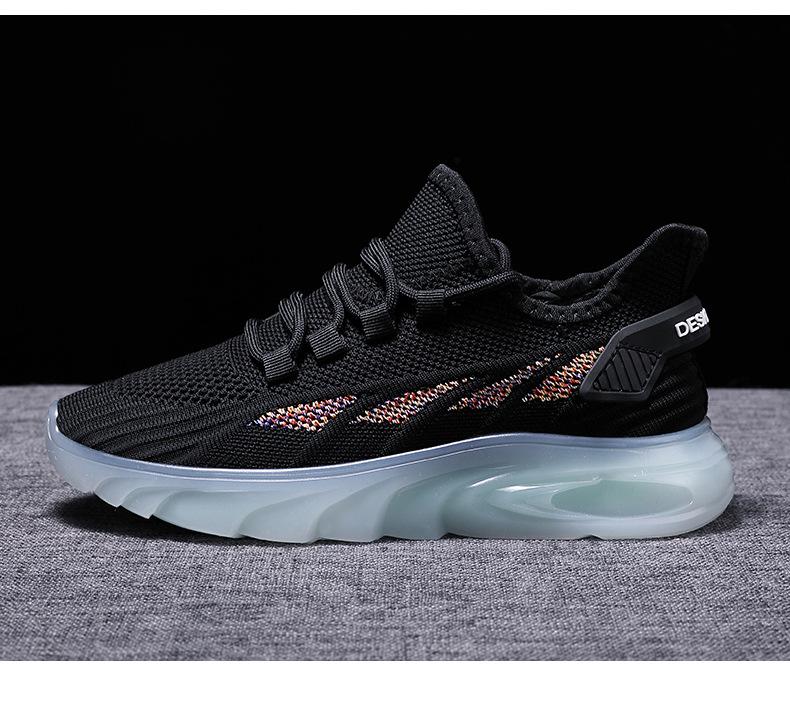 Product Introduction of Women's New Shoes for Spring Flyknit Breathable Casual Shoes Fashion Versatile Sneaker Jelly Bottom Old Beijing Cloth Shoes Pumps Closed Trainers 27
