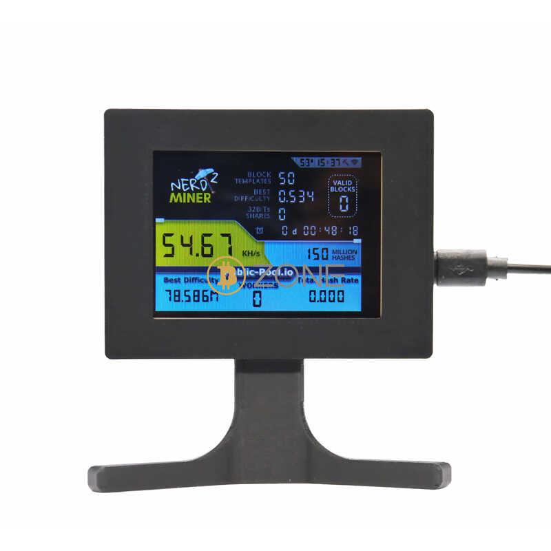 Product Introduction of Nerdminer 2.8 inch Smart TV design Micro Home Mine BTC SOLO Bitcoin Desk Pendant Miner 9
