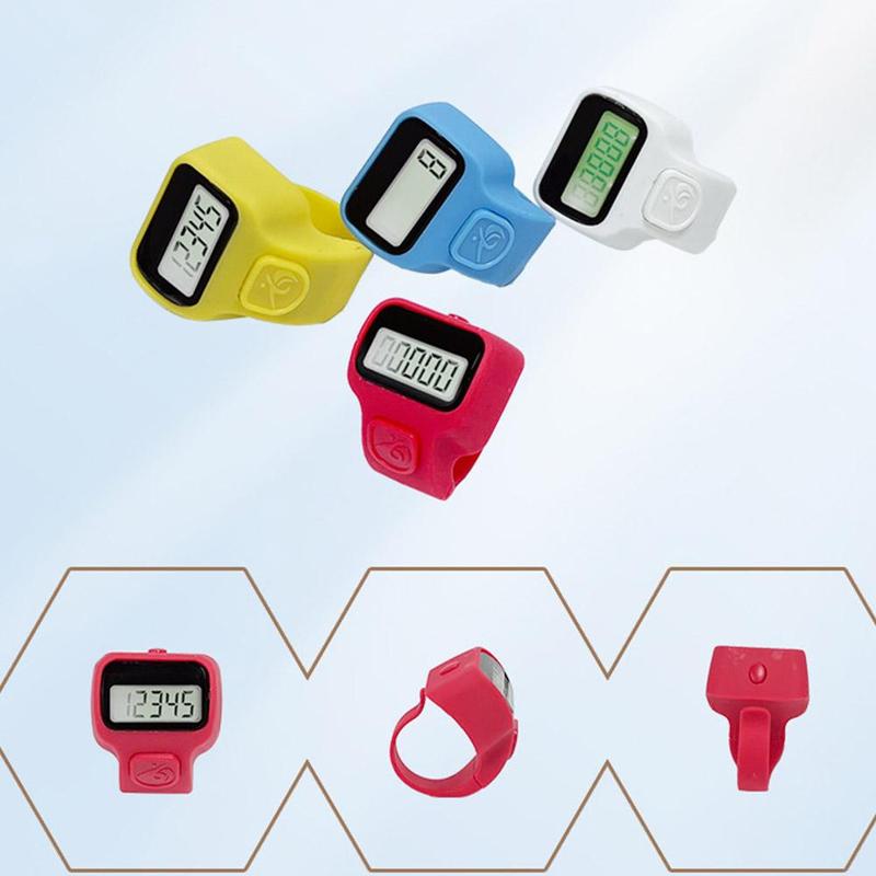 Product Introduction of Kaunter Jari, Mini dan Mudah Alih, Ringan, Baris Digital Boleh Ditetapkan Semula, dengan Paparan LCD, Berwarna-warni 19