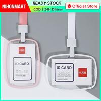 Gambar NIHONMART Transparent ID Card Holder Lanyard Name Tag Akrilik Tempat Id Card Kantor - Pink dari nihonmart.id Kota Cimahi 1 Tokopedia
