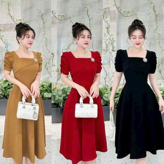 Product Introduction of Bigsize. váy cottong lạnh( tặng kèm tang đá) size MLXLXXL Women Kem Nữ. Dress. 6