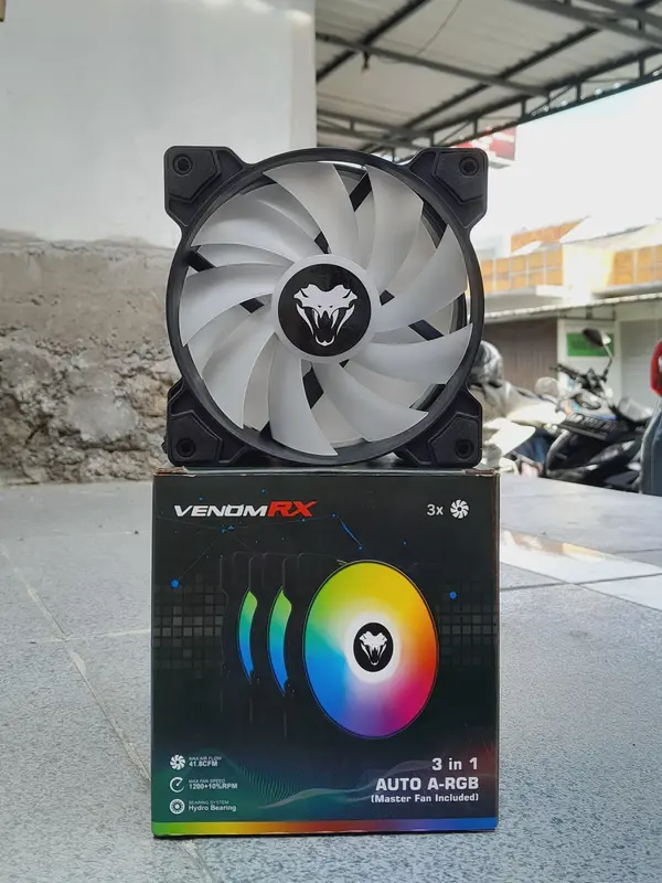 FAN CASING ARGB 3 in 1 VenomRX Komputer Pc 1