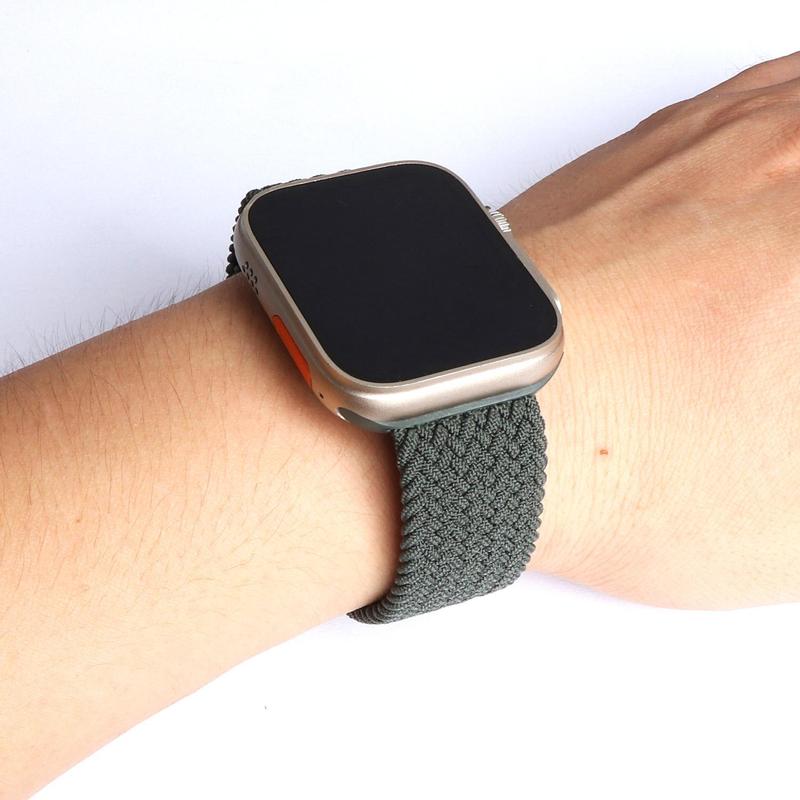 Loop Nylon Woven Band (Band Only), 1 Count Nylon Braided Design Soft Sport Watch Band with Buckle Loop Compatible with Apple Watch Ultra 2 Series SE 9 8 7 6 5 4 3, Wearable Devices Accessories 5