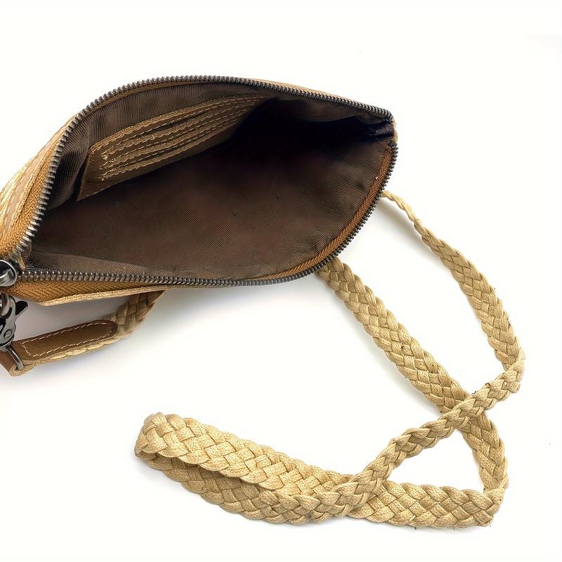 Vintage Genuine Horsehair shops Crossbody with Chain