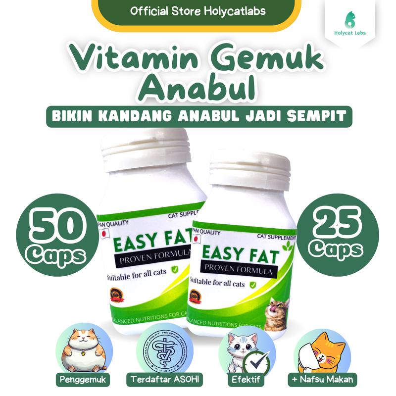 Holycatlabs Paket Vitamin Kucing Gemuk Bulu Gondrong ala LEO KUCING 1