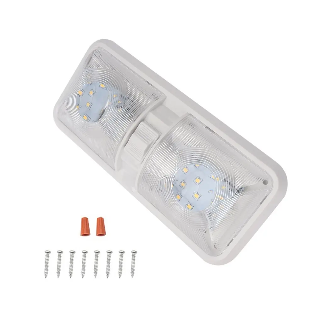 Dome Light Replacement 12V LED Light with Switch for Marine Interior Lighting