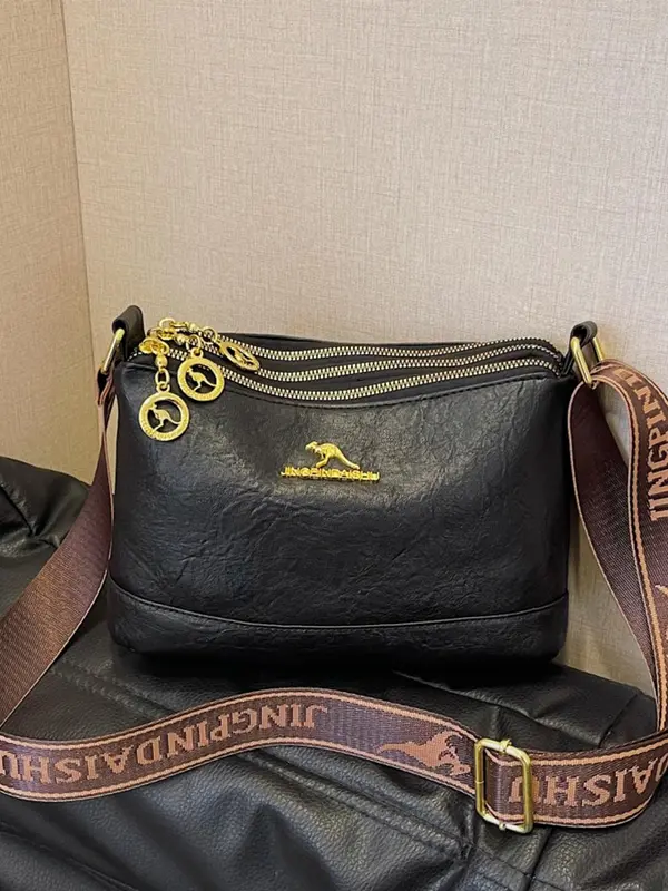 Women's Fashionable Temperament Shoulder Bag, Simple and Atmospheric Trend Versatile Crossbody Bag for Work, School, Daily Commuting, Shopping, Dating 2