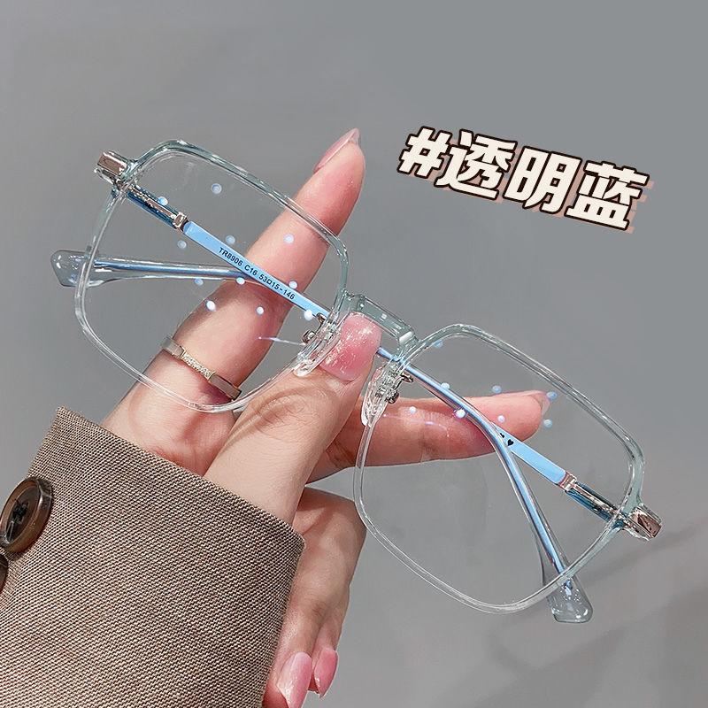 Kính Cận Thị Kính Mắt, Siêu Nhẹ, Dành Cho Nữ, Phong Cách Khuôn Viên, Gọng Lớn, Không Cần Xét Đặt, Chặn Ánh Sáng Xanh, Thích Hợp Sử Dụng Trong Khuôn Viên Trường 7