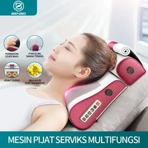 Pijat Bahu Dan Tulang Belakang Multifungsi, Pijat Listrik, Bantal Fisioterapi Rumah, Bantal Pijat