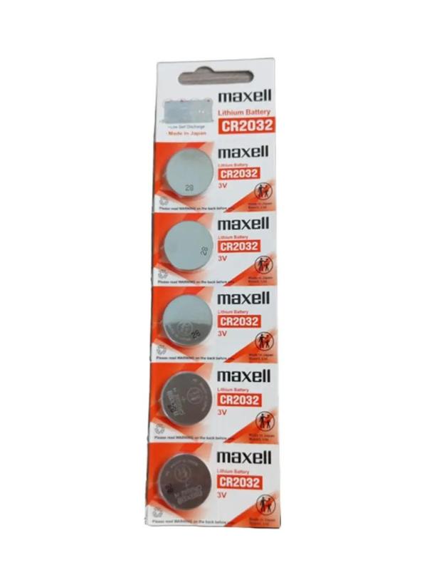 Pin Maxell CR2032 - 3V - 1 Vỉ 5 Viên (Chính Hãng) Carbon Sạc Pin 0