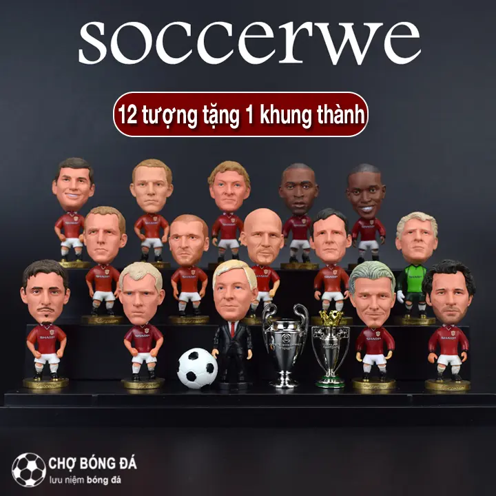 Mô hình CLB MU 1998 - Tượng CLB MU 1998 Scholes Giggs Neiville Stam Cole
