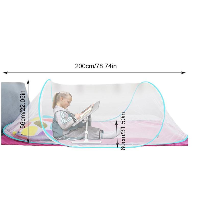 Product Introduction of Mosquito Net For Trips Anti Mosquito For Girl Single Bed Folding Portable Adjustable Luxury Mosquito Net For Bed With Zipper 17