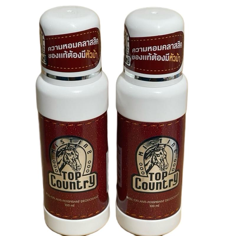 Combo 2 Lăn 100ml + 100ml Ngựa Topcoutry Thái Lan Khô Thoáng Khử Mùi Thơm Nước Hoa Quyến Rủ Cho Nam  Nữ