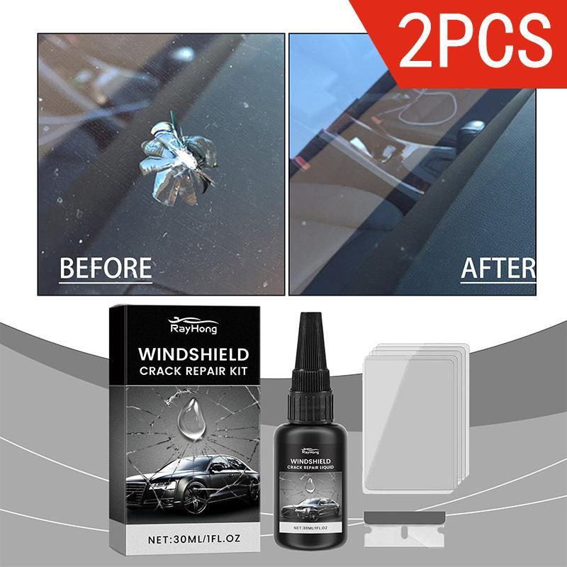 Windshield Repair Kit, Cracks Gone Glass Kit Automotive Windscreen ...