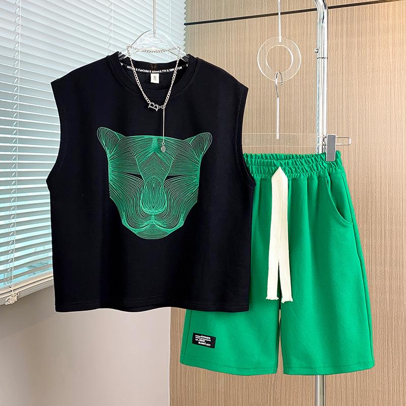 Váy Vest Không Tay Cho Bé Trai, Bộ Sưu Tập Mùa Hè Mới 2025, Thời Trang Đi Chơi Phong Cách Thể Thao, Thích Hợp Cho Trẻ Em 2