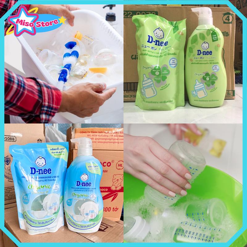   Chính Hãng  Nước Rửa Bình Sữa Dnee Rửa Dụng Cụ Ăn Dặm | Rửa Chén Bát Tiện Dụng Mùi Thơm Tự Nhiên An Toàn 