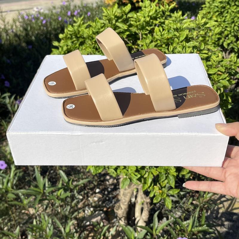 Product Introduction of SanSan_ Dép Lê DA 2 KIỂU MSD, Dép Lê  Quai Ngang  Slipper Nữ DéP Women GiàY 17