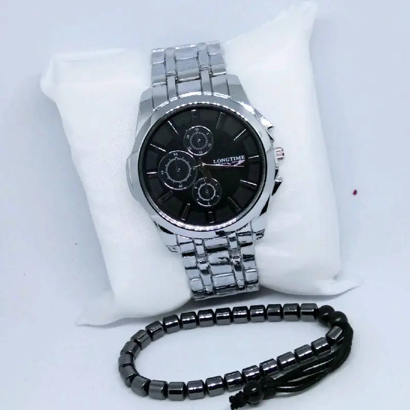 FIRALL!!JAM TANGAN PRIA BONUS GELANG BLUSTIN DAN BATRE CADANGN 3