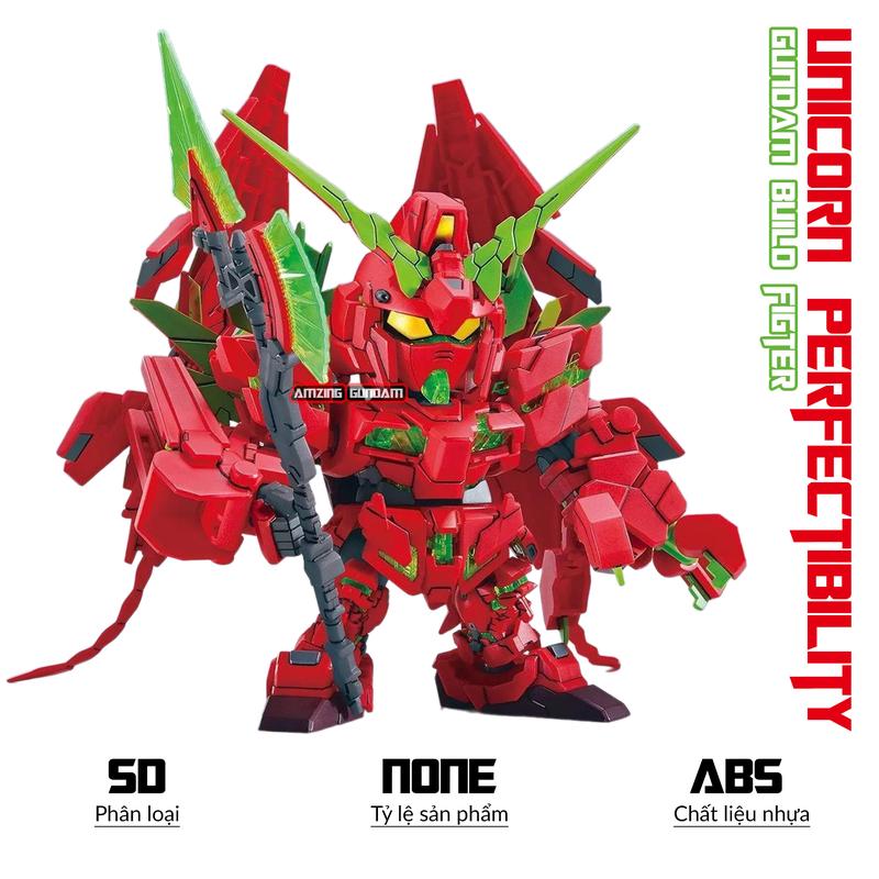 Mô hình Lắp ráp SD Unicorn Perfectibility, Gundam trứng, Đồ chơi xếp hình