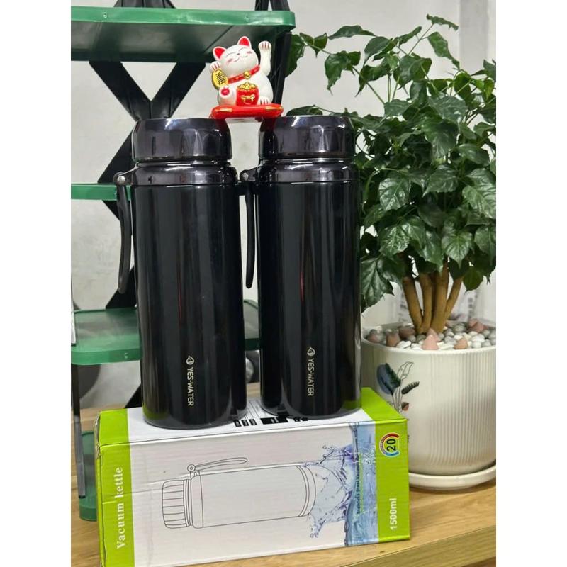 (Xả kho) Bình giữ nhiệt nóng lạnh 1500ml inox 304 cao cấp 6