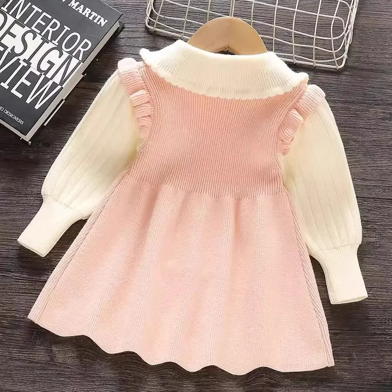 Quần Áo Mùa Thu Cho Bé Gái, Váy Dệt Kim, Váy Công Chúa Baoyang Cho Nữ, Váy Len Hoạt Hình, Thích Hợp Cho Mùa Thu Và Mùa Đông, Váy Lappls, Bán Chạy Trong 30 Ngày, Bộ 726 Miếng, Hàng Mới Về Năm 2025 2