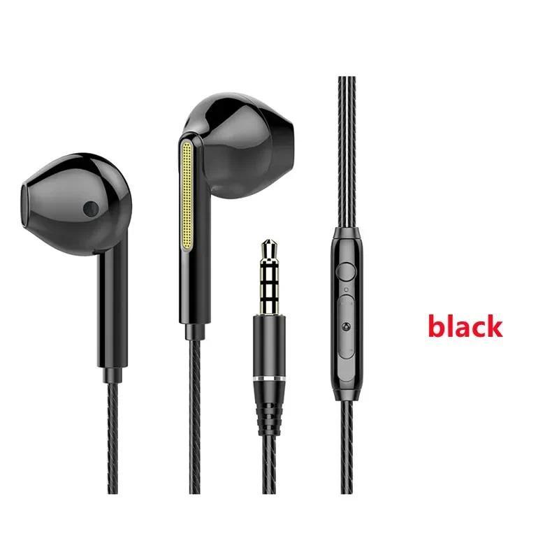 Product Introduction of Tai Nghe Có Dây, 3.5Mm, Tai Nghe Trong Tai, Có Micro, Tai Nghe Nhét Tai Âm Thanh Nổi Âm Trầm, Điều Khiển Trong Một Dây Thể Thao, Tương Thích Với Điện Thoại Earphone 5