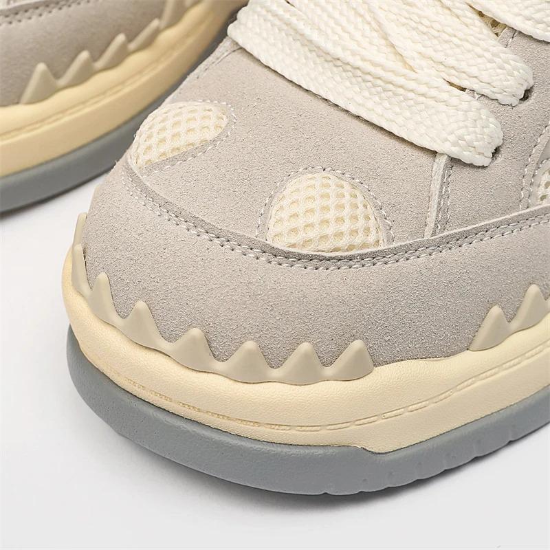 2024 New Customize Dinosaur Design Men Flat Skateboarding Shoes Leather Women Fashion Street Walking Sports Sneakers Casual Trainers_voghion.com