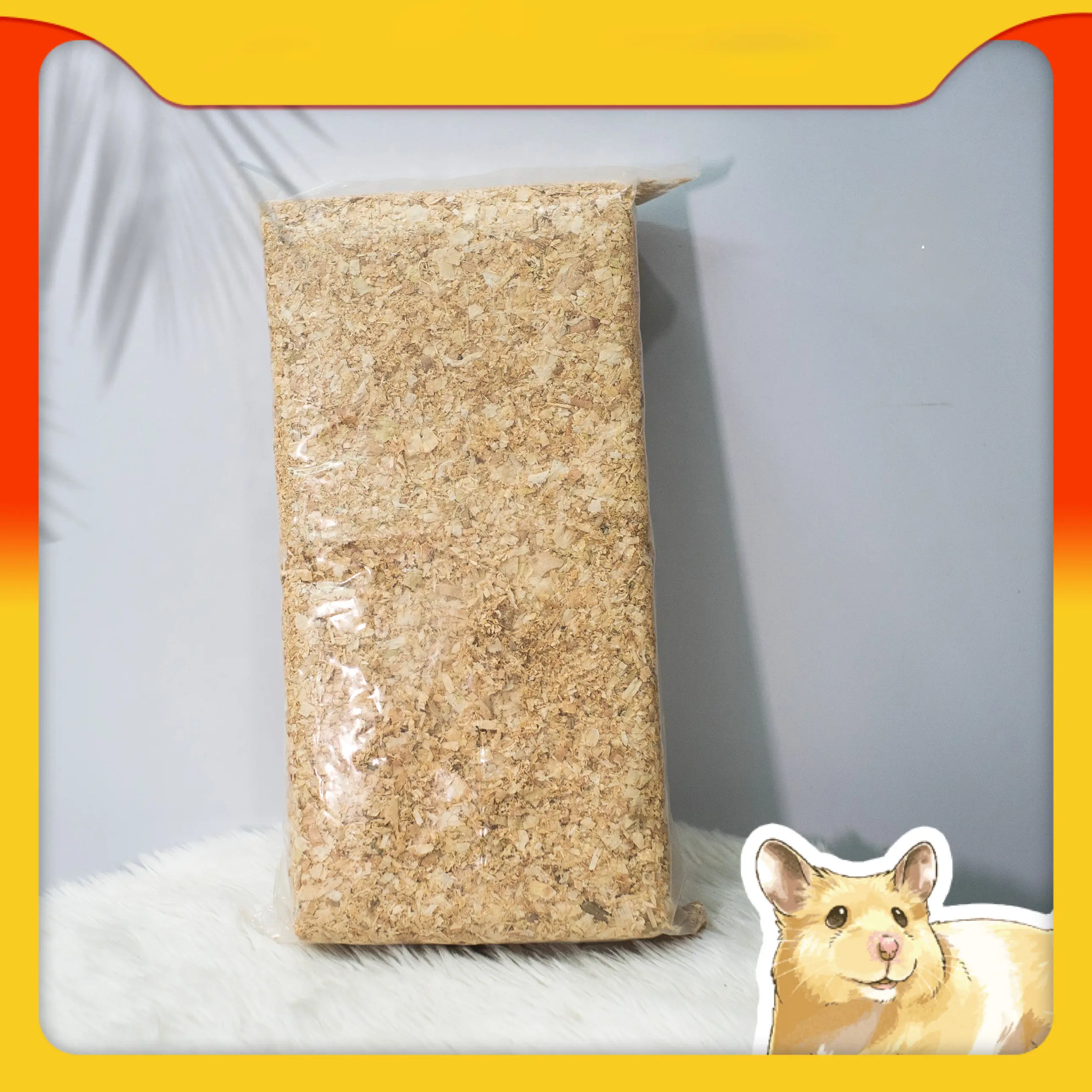 Mùn Cưa Nén lót chuồng 1Kg Hamster, Thỏ, Bọ, Chim