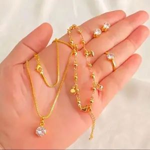 SET AZ01 PERHIASAN PERMATA SATU DEWASA