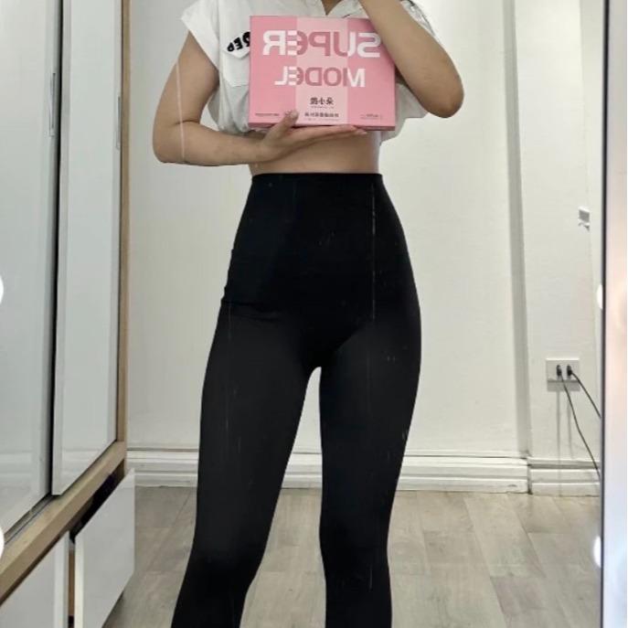 (CAO CẤP) Quần Legging Đúc su co dãn 4 chiều cạp cao tôn dáng 6.0 Full hộp Pants Nữ Women quần  legging quan  legging2