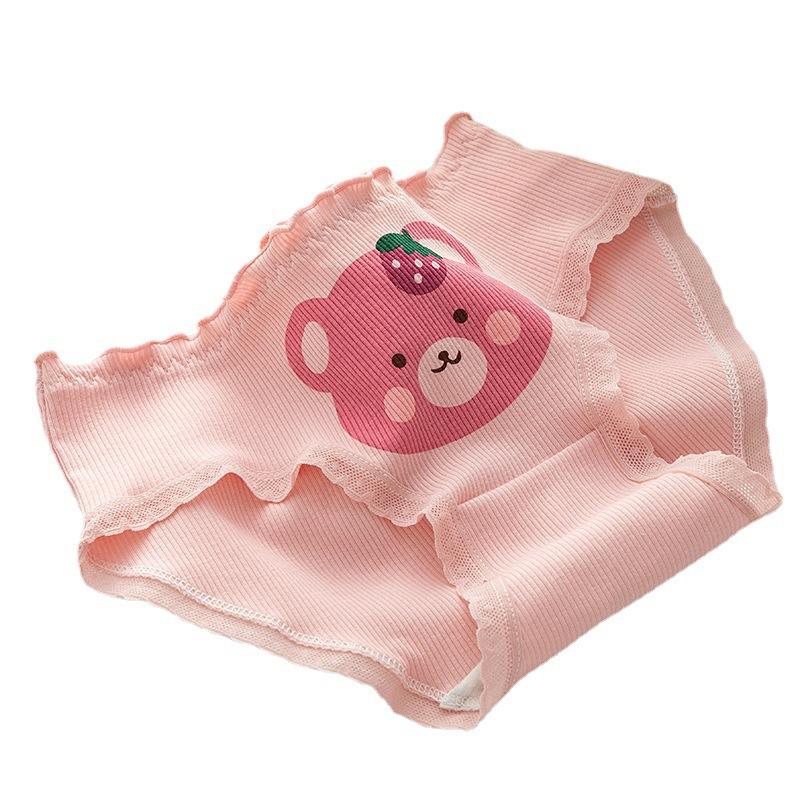 Set 10 Quần Lót Nữ Cotton Gấu Dâu Giá Rẻ Dễ Thương Đáng Yêu 4