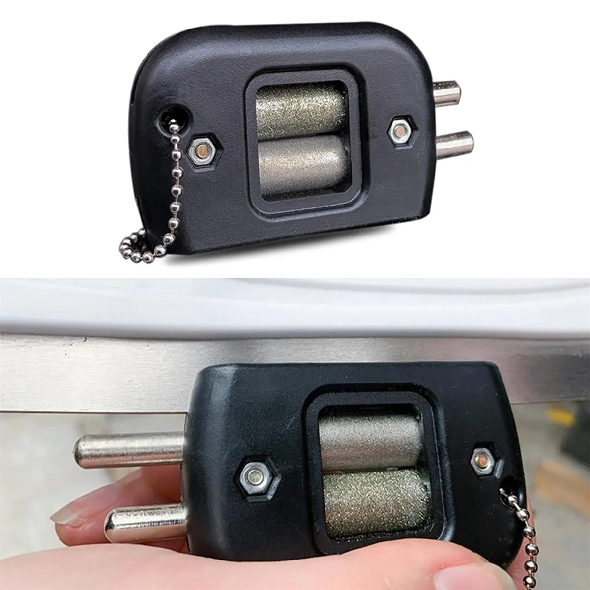 Ice Skate Sharpening  Whetstone Portable Skate Grinder Practical Grinding Tool Easy To Use, Ice Skate