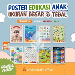 POSTER EDUKASI ANAK | POSTER EDUKASI PENDIDIKAN BELAJAR ANAK | POSTER BELAJAR ANAK Stationery