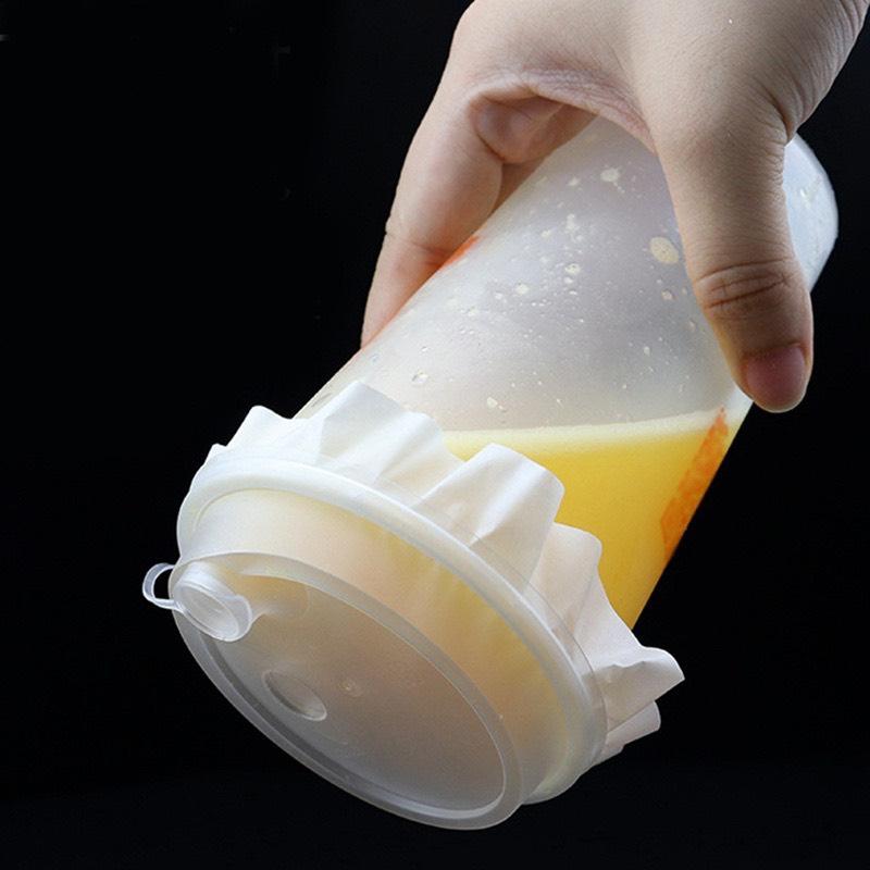 Set 500 Tờ Giấy Chống Tràn Trà Sữa, Giấy Lót Chống Tràn Ly Đồ Uống Mang Đi Chống Rò Rỉ Cho Cốc Ly Giấy, Nhựa PP, Nhựa PE 2