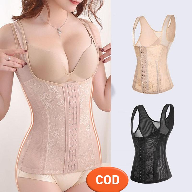 [24 Giờ Vận Chuyển COD] Những Gì Được Gửi Trong Vòng Tròn Hình Cung Cấp Cho Phụ Nữ Corset Giảm Béo Áo Ba Lỗ Đàn Hồi Áo Corset Hình Thể Thao