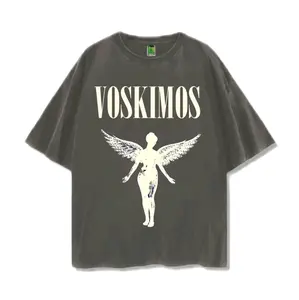 Voski Aime Angel Voskimos Kaos Pria Wanita